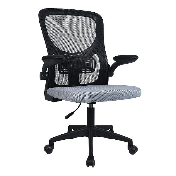 Cadeira Office Preta/cinza - Lc2