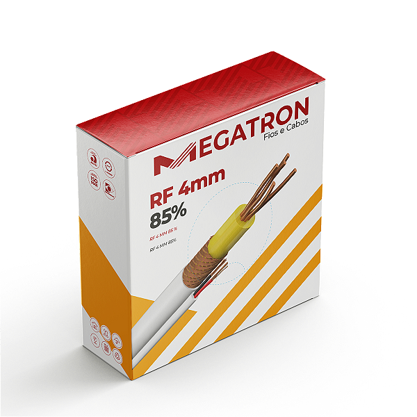 Cabo Coaxial Rf 0,4/2,5 + 2x26awg Mono 100m Br