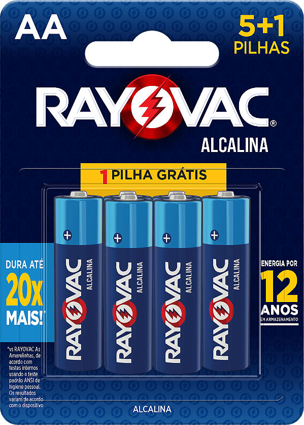 Pilha Alcalina Aa Pack Com 6 5+1 - Sm-144