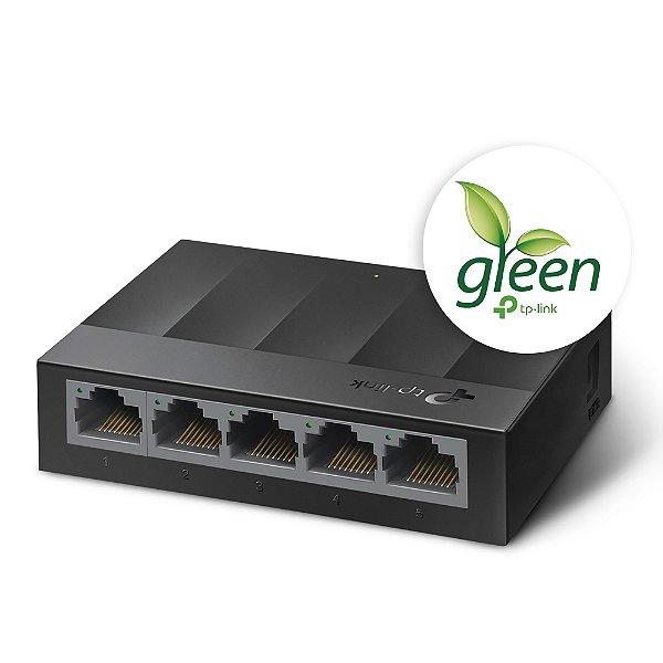 Switch Gigabit 5 Portas 10/100/1000 Ls1005g Smb Nacional