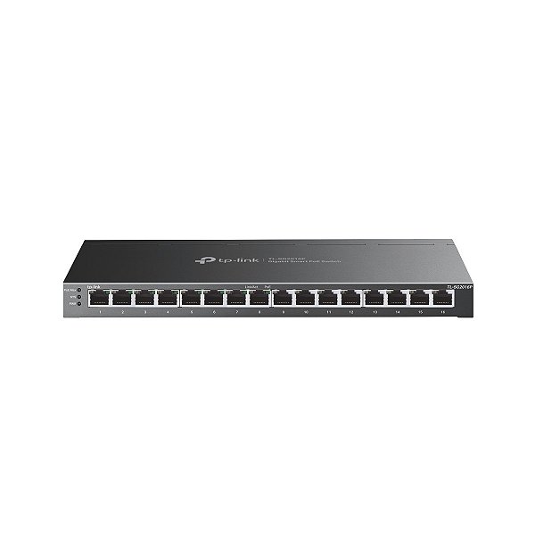 Switch Smart Gigabit Jetstream 16 Portas C/ 8 Portas Poe+ Tl-sg2016p Smb