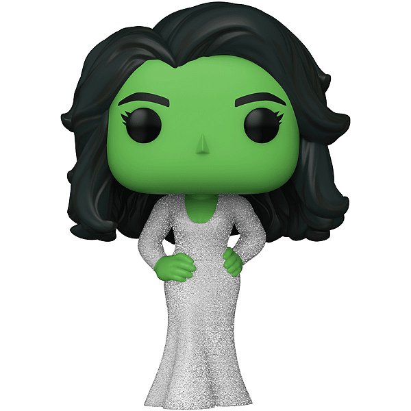 Pop! She-hulk - Mulher Hulk Com Vestido De Gala - Glitter #1127