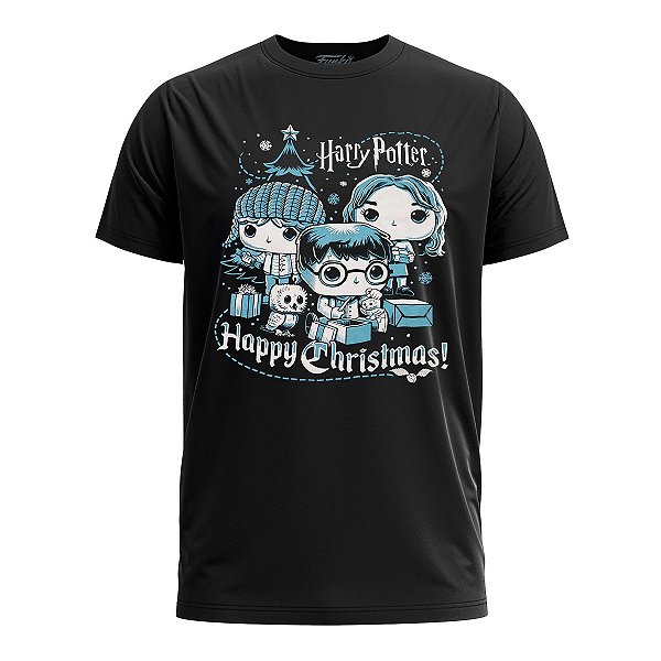 Pop! Tees Camiseta Harry Potter - Ron, Hermione E Harry - Holiday -tam. G