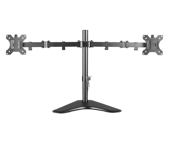 Suporte De Mesa Fixo Para 2 Monitores 13 A 32'' - Plmsm02a