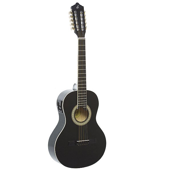 Viola Eletroacustica Com Afinador Cromatico 3 Bandas Vs-14 Eq Preta