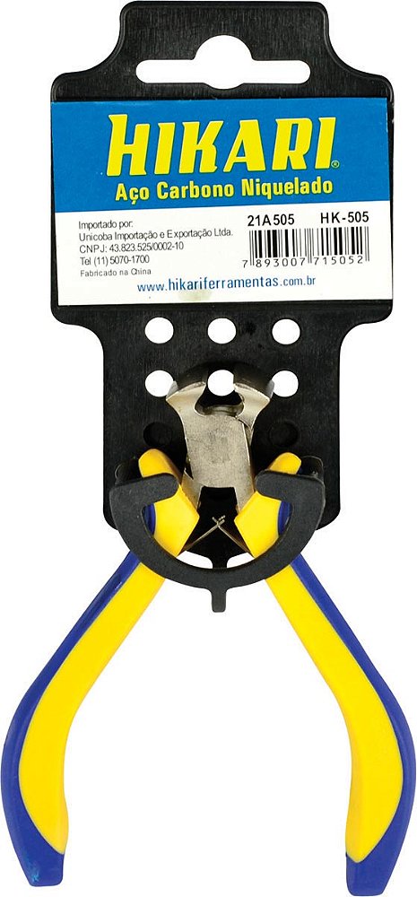 Alicate Corte Frontal 110mm 4,5" Hk-505 - Cabo Emborrachado