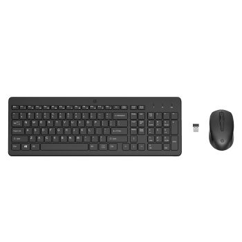 Kit Teclado E Mouse Wireless Hp 330 Preto - 2v9e6aa Ac4