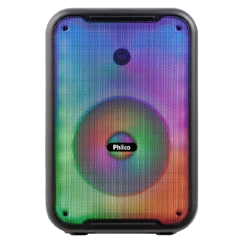 Caixa De Som Philco 250w Full Led Bateria Bluetooth - 56603795