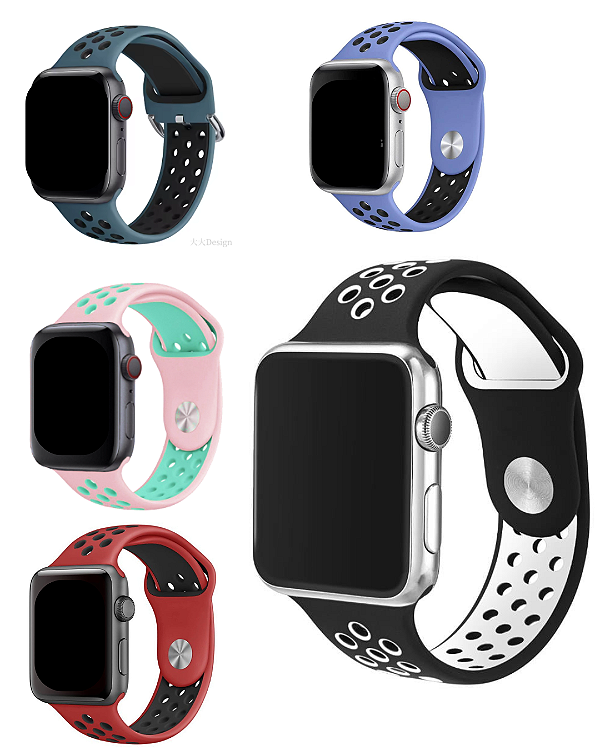 Pulseira Silicone Esportiva Furadinha