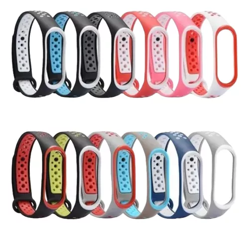 Pulseira Silicone Esportiva Furadinha Mi Band 5/6