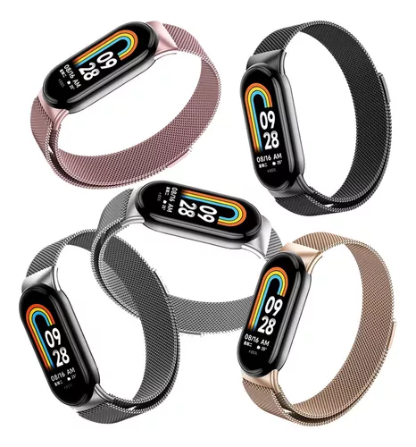 Pulseira Metal Milanese Para Mi band 8/9