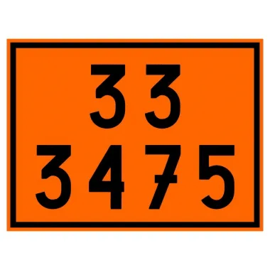 Placa de Simbologia 33 3475 30X40cm