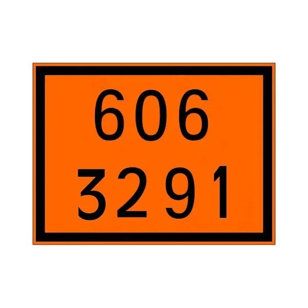 Placa de Simbologia 606 3291  30X40cm