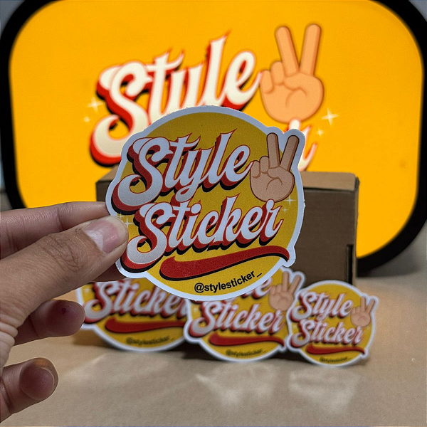 Sticker com Corte Especial