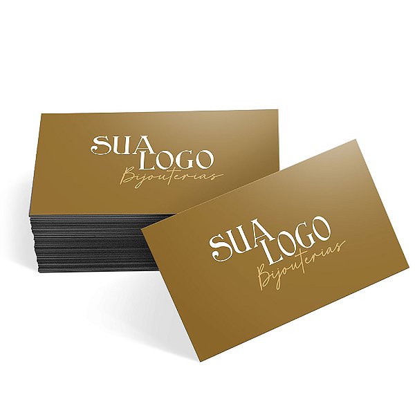 Cartão De Visita Couchê 300g - Frente - 500 Unds
