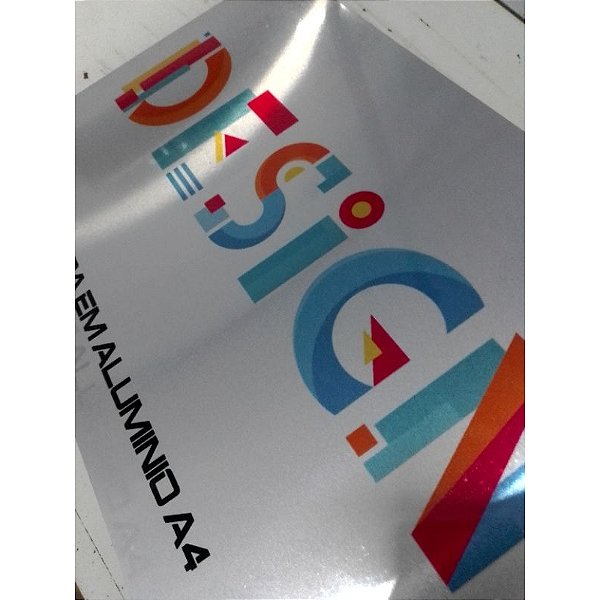 Placa De Alumínio Personalizada Uv, A4 - 1 Un