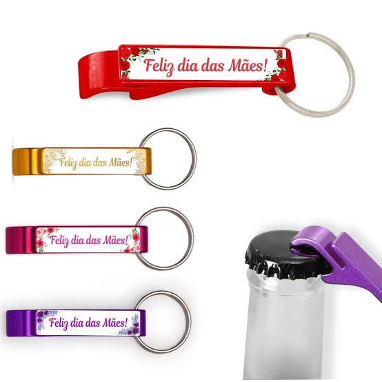 Chaveiros Abridor de Garrafas Personalizado C/ DTF -25 Unidades