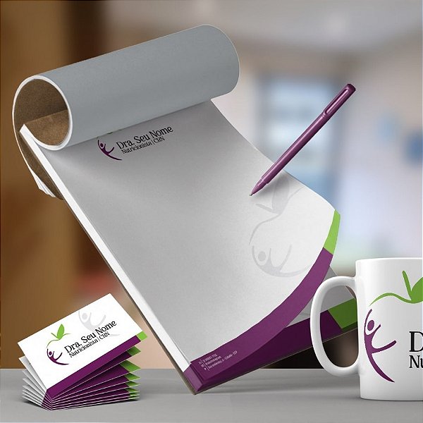 Receituário Personalizado c/ 100 e 50 Unidades