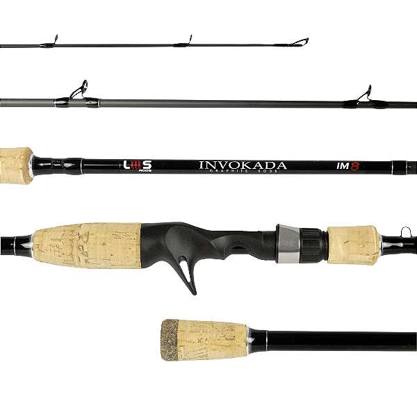 VARA CARRETILHA LUMIS INVOKADA 20-50LB- 2 PARTES 2,40M /2,70M