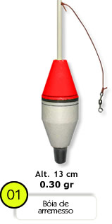 BOIA DE ARREMESSO 30G BARAO N1 - ESCOLHA COR