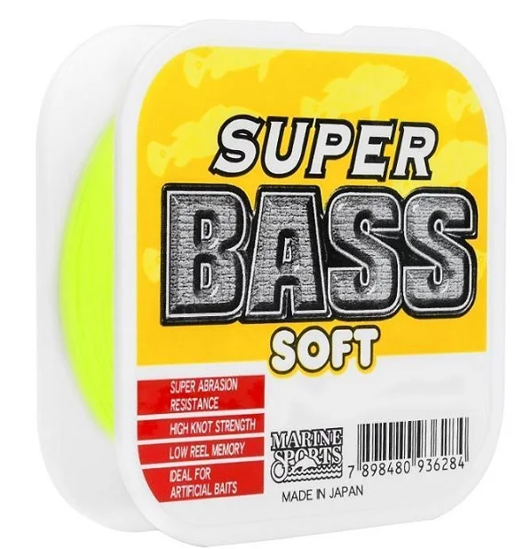 LINHA MONOFILAMENTO SUPER BASS SOFT AMARELO 250M
