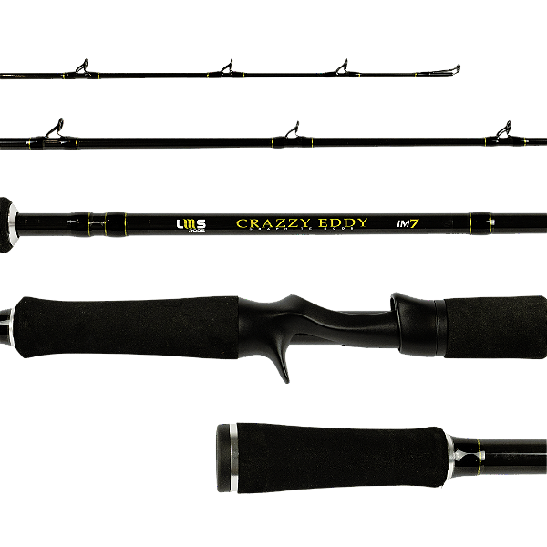 VARA CARRETILHA LUMIS CRAZZY EDDY CAST 30-60LB CABO BIPARTIDO EVA