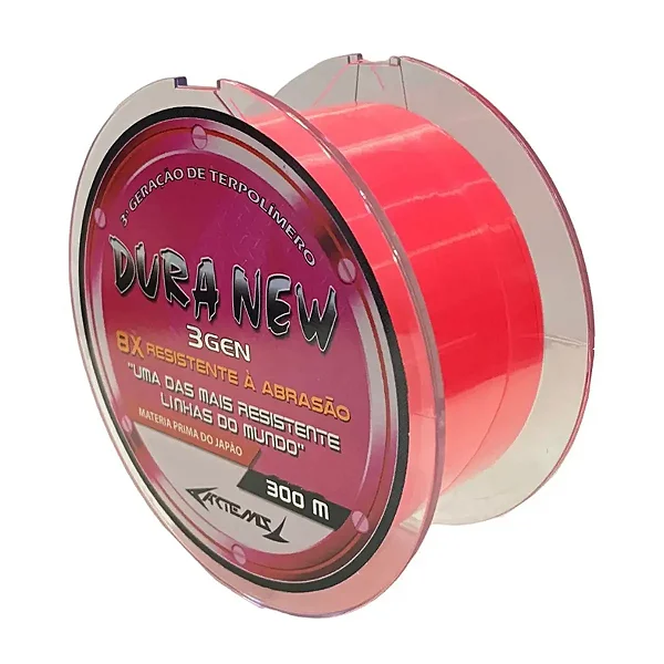 DUPLICADO - LINHA MONOFILAMENTO DURA NEW AMARELO 300M