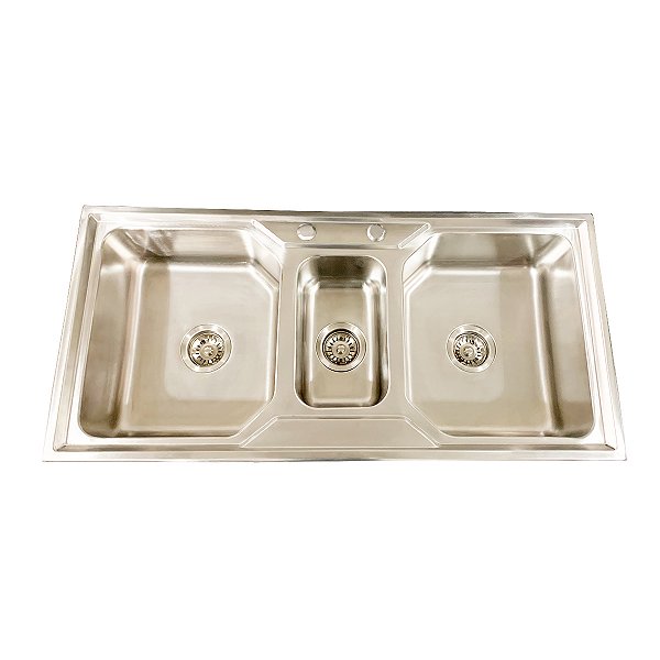 Cuba Tripla Aço Inox