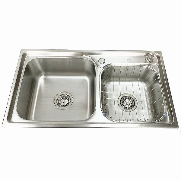 Cuba Dupla Gourmet Aço Inox 304