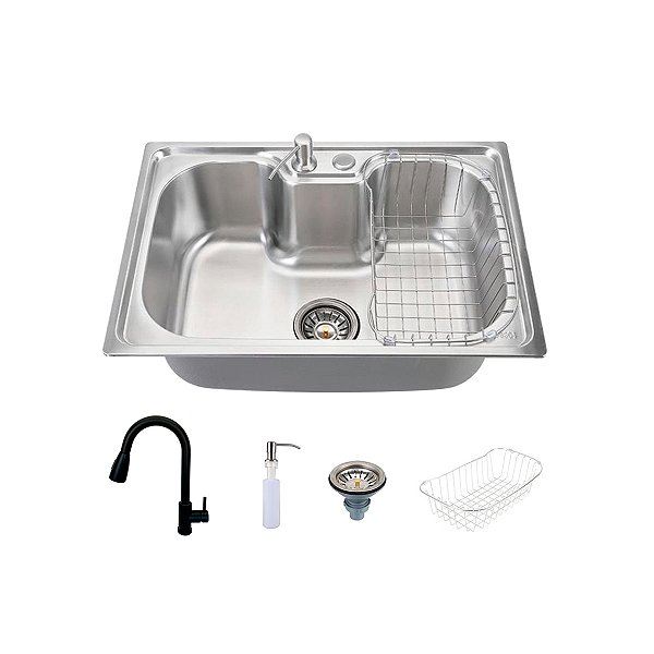 Cuba Gourmet e Torneira Clean Preta