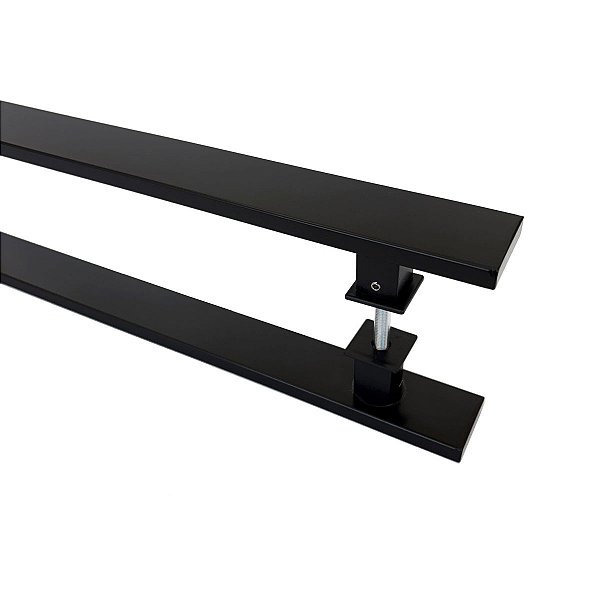 Puxador Flat Black Aço Inox 60 cm