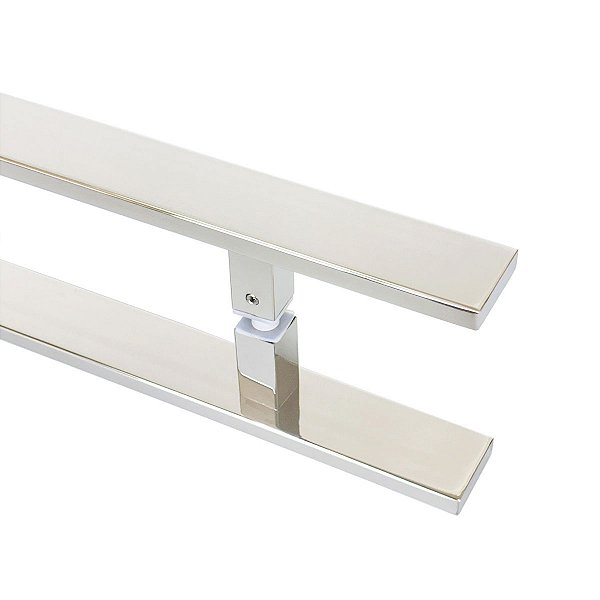 Puxador Flat Aço Inox Polido 120 cm