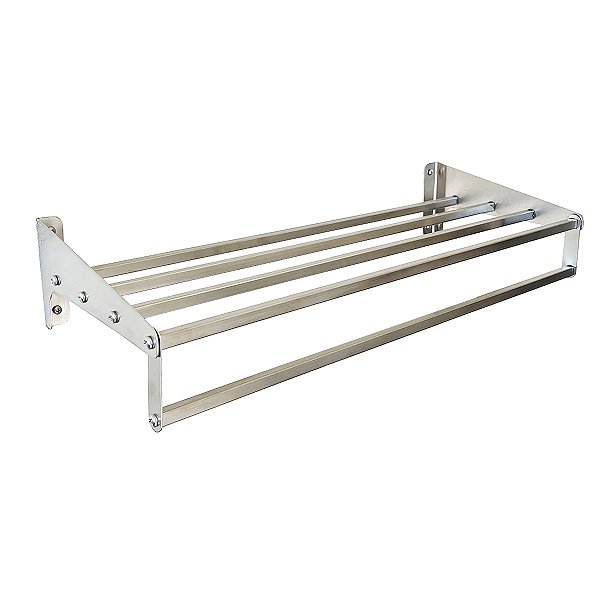 Porta Panelas em Aço Inox 60 cm