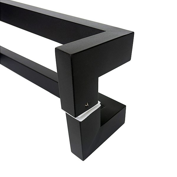 Puxador Solution Aço Inox Preto 60 cm