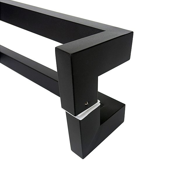 Puxador Solution Aço Inox Preto 80 cm