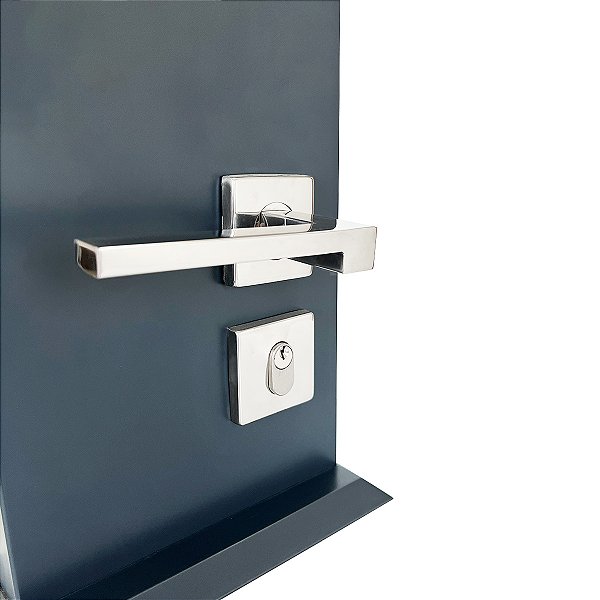 Fechadura para Porta Modelo Turim Int/Ext Polido