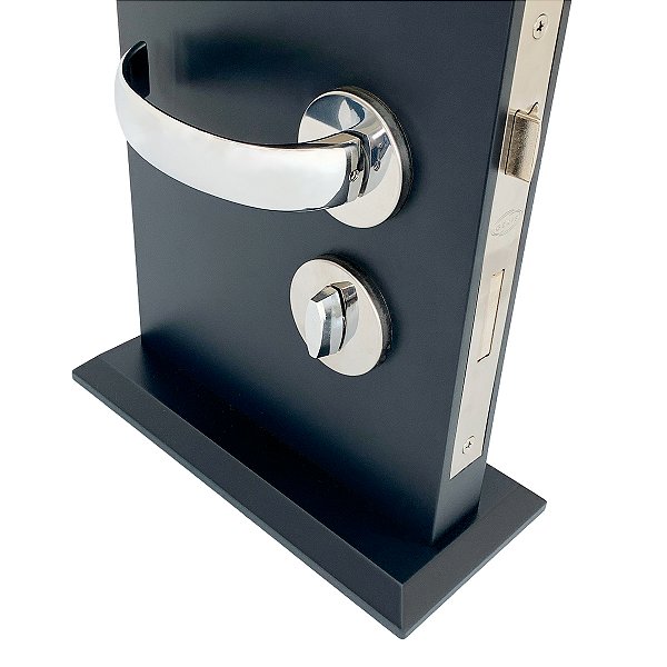 Fechadura para Porta Modelo Pisa Banheiro Acetinada