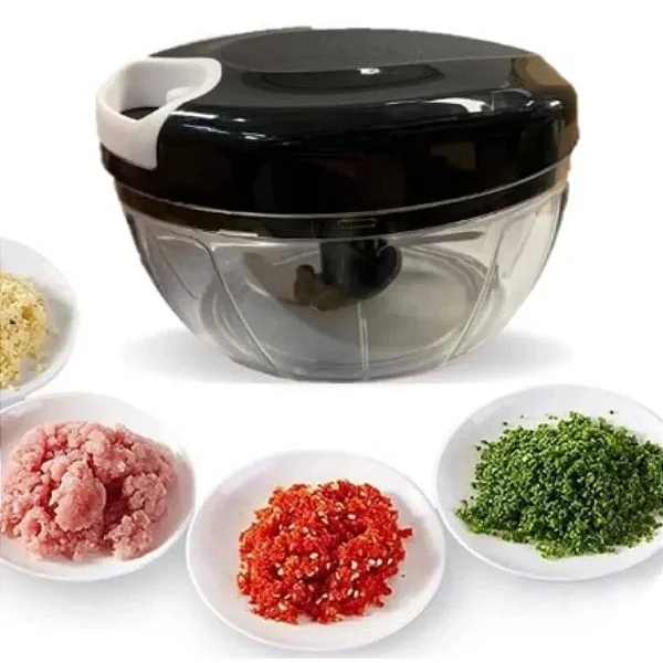 Processador Triturador Mixer de Alimento Manual 3 Laminas