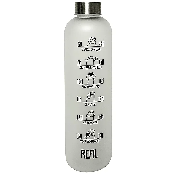 Garrafa De Agua Motivacional Squeeze 1L