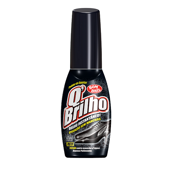 Cera para Sapato Preto 60ml Q Brilho