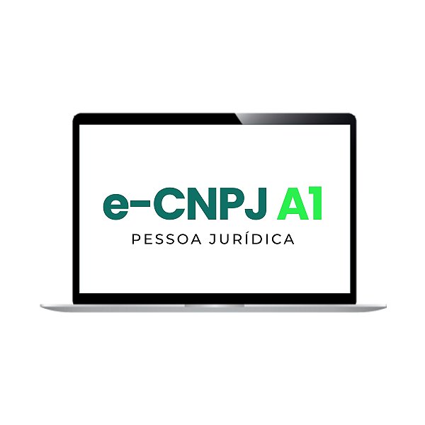 Renovação Certificado Digital e-CNPJ A1 com 1 Ano de Validade