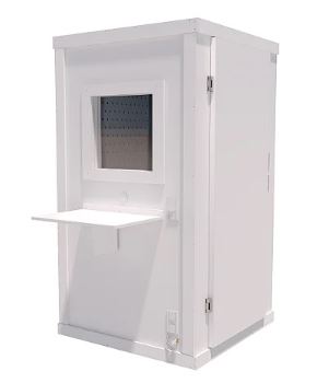Cabine Acústica com lã de rocha Royal Symphony 1,00 X 1,00 X 2,00 - (L x C x A)