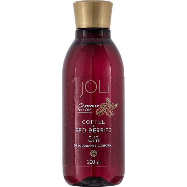 Óleo Desodorante Corporal Joli Café e Frutas Vermelhas 200ml