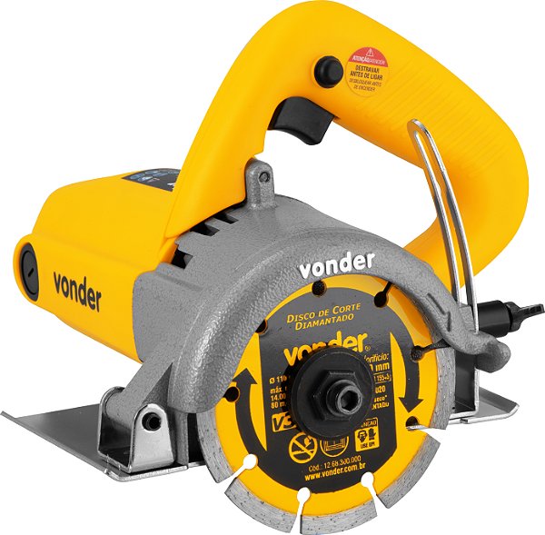 Serra mármore 1.300 W SMV 1300 com disco sem kit de refrigeração  VONDER