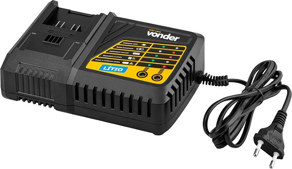 Carregador de bateria 18 V linha intercambiável carregamento rápido ICBV 1806 VONDER