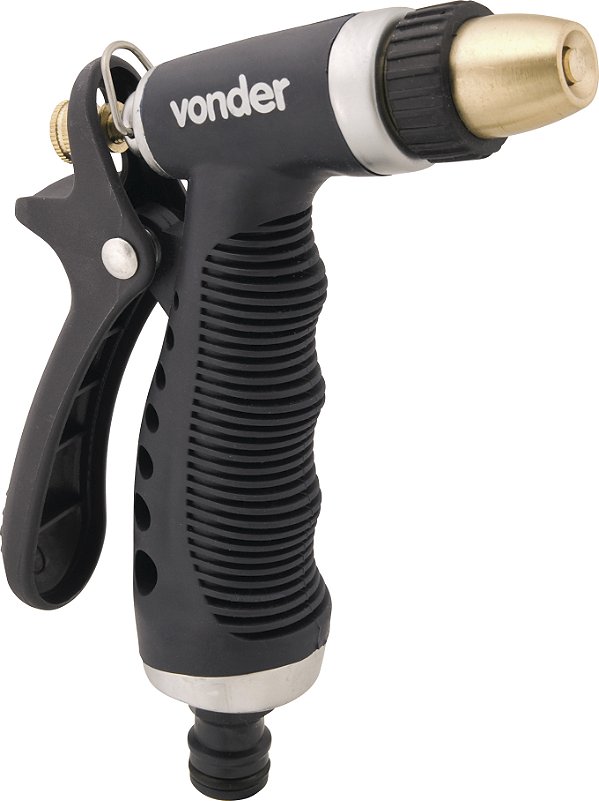 Esguicho metálico para jardim tipo pistola engate 1/2" EP 217 VONDER