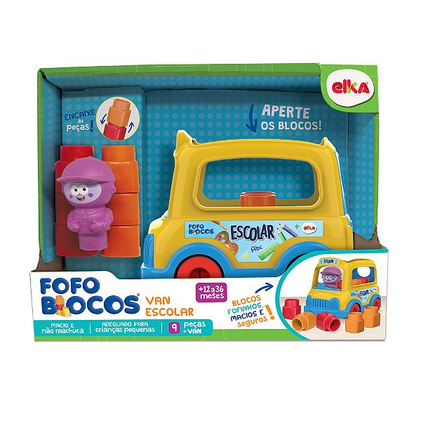Fofo Blocos Van Escolar