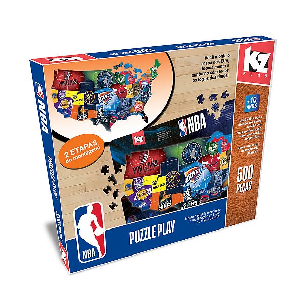 Puzzle Play 500 Peças - Nba