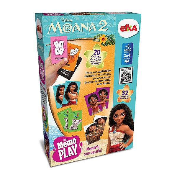 Jogo Memo Play Moana 2