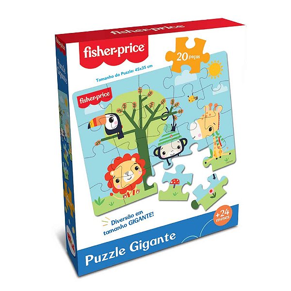 Puzzle Gigante 20 peças Fisher Price